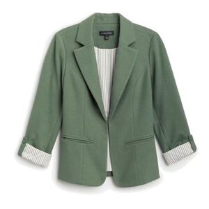 41 Hawthorn Green Blazer with Striped Lining